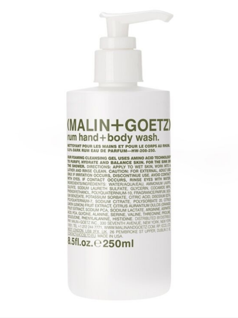 MALIN+GOETZ Rum Hand + Body Wash